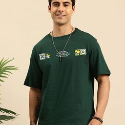 Mast & Harbour Men Printed Applique T-shirt-picture-42