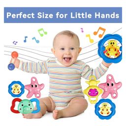 FunBlast Rattles and Teether Pack of 5 - Color & Design May Vary image 5