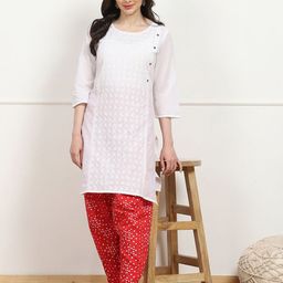 Biba Women Abstract Printed Knitted Palazzos-picture-23