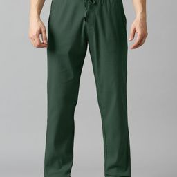 TCI Men Striped Relaxed Easy Wash Corduroy Trousers-image-65