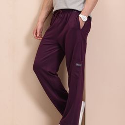 Mast & Harbour Men Mid-Rise Relaxed Fit Cargo-Style Track Pants with Toggle Hem-image-66