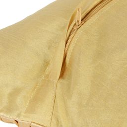 ROMEE Set of 2 Peach-Coloured Self Design Square Cushion Covers image 5