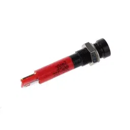 RS PRO Red Panel Mount Indicator 24V DC, Mounting Hole Size 6 mm, Termination Type Solder Tab, Model No 206312 image 3