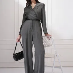 Tokyo Talkies Solid Long Sleeves Basic Jumpsuit-image-8
