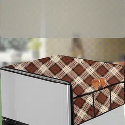 The Furnishing Tree Beige Printed Refrigerator Cover-picture-49