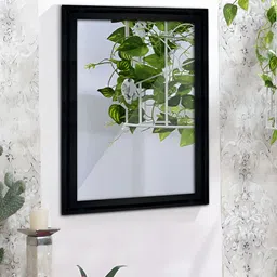 Art Street Black Textured Wall Decor Mirror-24