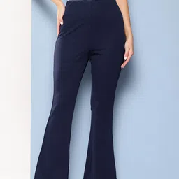 Chemistry Women High-Rise Bootcut Trousers-image-100
