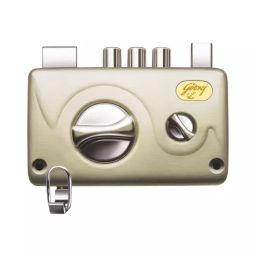 Godrej Pentabolt 1CK I/O Antique Brass Door Lock - 3349-17