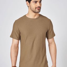 7 Alt by Pantaloons Men Mandarin Collar Pockets Slim Fit T-shirt-image-49