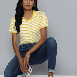 Levis Puff Sleeves Striped T-shirt-image-28