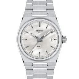 TISSOT Unisex Dial & Stainless Steel Bracelet Style Straps Analogue Watch T1372101111100-picture-2