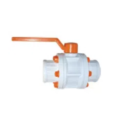 GENERIC 2.56 inch, 65 mm Polypropylene 3 PC Ball Valve Screwed Ends-15