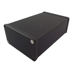HAMMOND Metal Enclosures BOX, BLACK, ALUMINIUM END PLATE, 1455N1601BK-image-84