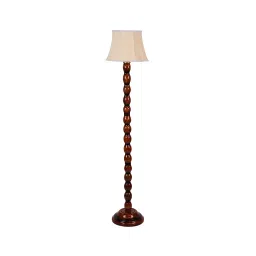 Tucasa NTU-146 B-22 Floor Lamp with Wood Base (Beige)-image-48