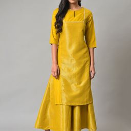 W Women Flared Ethnic Palazzos-image-41