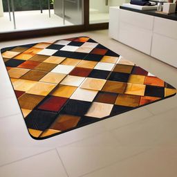 IVAZA Brown 1960 GSM Silicone Bath Rugs-image-77