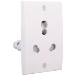 Anchor Penta 6 pin16 Amps Uni Socket White-14307 ( Pack of 20 Pcs )-46
