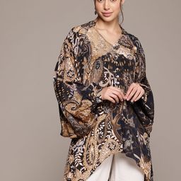 Ritu Kumar Paisley Printed Flared Sleeves Kurti-63