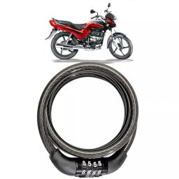 Cartronics 4 Digit Password Bike Number Lock for Hero Passion Plus-65