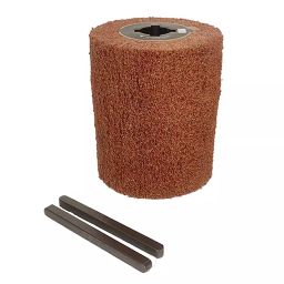 Voltz 80x100 mm Fine Grade 320 G Grip Steel Drum Wheel Polisher Roller for Vz-Mp650-image-5