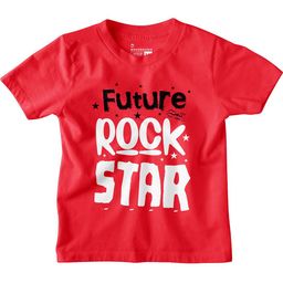 BonOrganik Boys Typography Printed Extended Sleeves Applique T-shirt-23