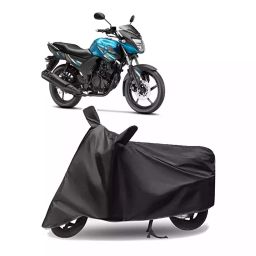 Auto Pearl Polyester Two Wheeler Cover for Yamaha SZ-RR V2 (Grey)-image-66