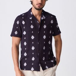 NEXT Men Printed Pure Cotton Casual Shirt-image-88