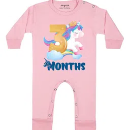 Arvesa Infants Printed Round NeckBodysuits-image-38