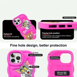 CASE CREATION Cartoon Characters Printed iPhone 7 Plus Back Case Mobile Accessories image 4