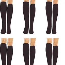 MUKHAKSH Unisex Brown Socks-10