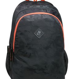 Mike Cosmo Casual Backpack Black & orange - 35 Ltrs - Height 8 Inches-image-42