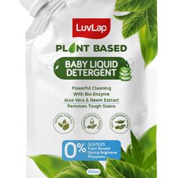 LuvLap Plant-Based Baby Liquid Laundry Detergent Refill Pack - 1000 ml-16