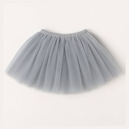 Tilism Woven Solid Tutu Skirt - Grey-picture-23