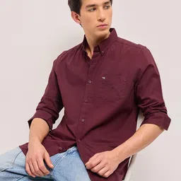 THE BEAR HOUSE Slim Fit Pure Cotton Casual Shirt-picture-41