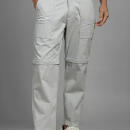Louis Philippe Jeans Men Regular Fit Mid Rise Cotton Trousers-image-24