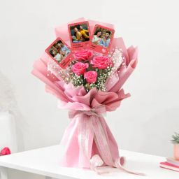 Personalized Anniversary Magnets With Blooms-17