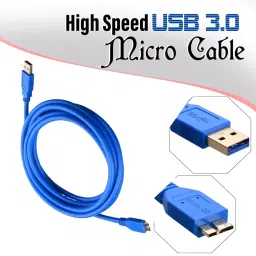 LOTA High-Speed USB 3.0 Data Cable Blue 1.8 m Upto 5 Gbps Data Transfer Rate, MST-180-LT image 5