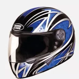 Studds D2 Black Large (580 mm) Full Face Helmet, Chrome With Graphics-image-67