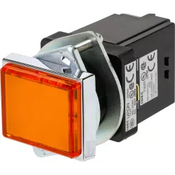IDEC Elongateral Name Type LED Illumination Pilot Light with 30 mm Mounting Hole, UPQN416DA-picture-1