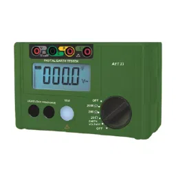Rishabh 0-10 Ω-0-100 Ω-0-1000 Ω 4 Terminals Analog Earth Tester TETP-10-18