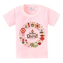 Babywish Kids Printed Raw Edge T-shirt-image-100