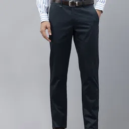 Van Heusen Men Slim Fit Formal Trousers-image-13