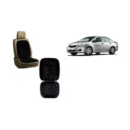 Auto Pearl Car Wooden Bead Seat Cushion with Velvet Border Compatible for Corolla Altis - 2 Pcs-image-44