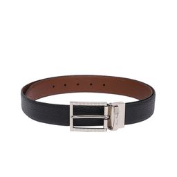 Louis Philippe Men Textured Leather Reversible Belt-image-31