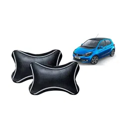 Auto Pearl Black Dots CV Car Neck Rest Pillow Compatible for Tata Tiago 2019-picture-13