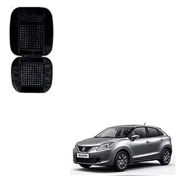 Auto Pearl Car Wooden Bead Seat Cushion with Velvet Border Compatible for Maruti Suzuki Baleno 2 Pcs-image-21