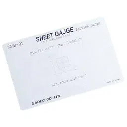 AS ONE Microscope Scale Sheet Gauge Polyester, THEM-01-7