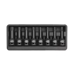 Yato YT-1068 Impact Bit Socket Set Ribe 8Pcs 12.7 mm (1/2 Inch) & 3/8inch Hand Tools Deep Impact socket-44
