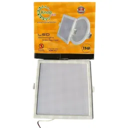 Knap Square LED Panel Light 15 W Warm White 3000 K-16