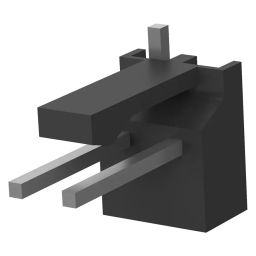 AMP - TE CONNECTIVITY WTB CONNECTOR, HEADER, 2POS, 1ROW, 3-647166-2-40